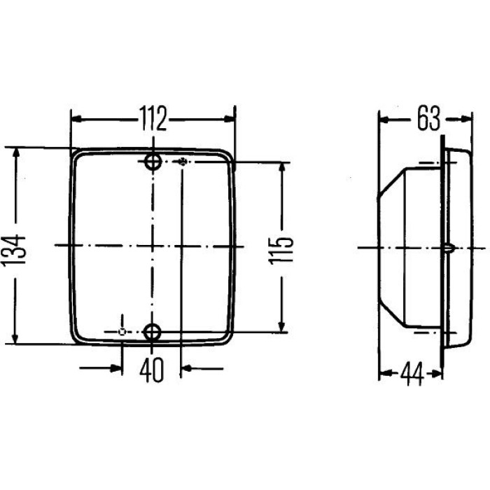 Hella 2SA 003 236-341 Schlussleuchte Hella 2SA 003 236-341 Schlussleuchte