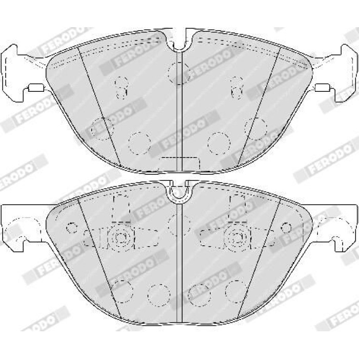 Ferodo FDB4079 Bremsbelagsatz, Scheibenbremse PREMIER ECO FRICTION