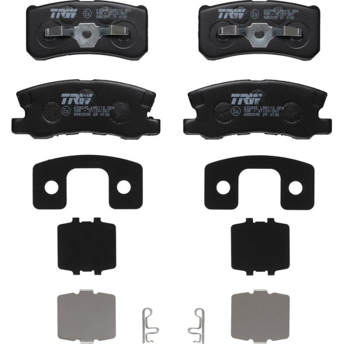 TRW GDB3595 Bremsbelagsatz, Scheibenbremse