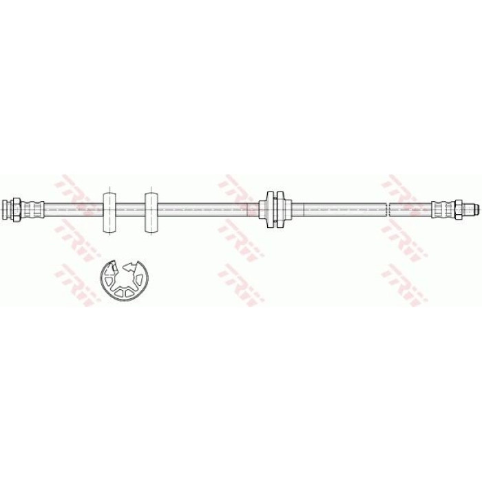 TRW PHB399 Bremsschlauch TRW PHB399 Bremsschlauch