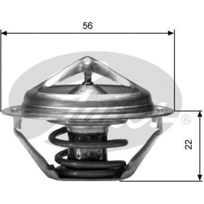 Thermostat, Kühlmittel TH06182G1 Thermostat, Kühlmittel TH06182G1