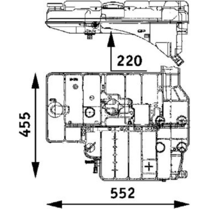Mahle CRT 37 000P Ausgleichsbehälter, Kühlmittel BEHR Premium Line