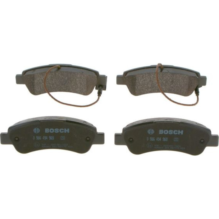 BOSCH 0 986 494 969 Bremsbelagsatz, Scheibenbremse