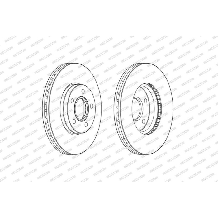 Bremsscheibe DDF2509C