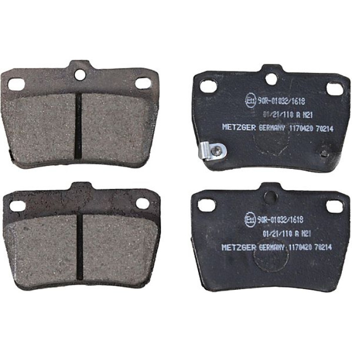 Metzger 1170420 Bremsbelagsatz, Scheibenbremse Metzger 1170420 Bremsbelagsatz, Scheibenbremse
