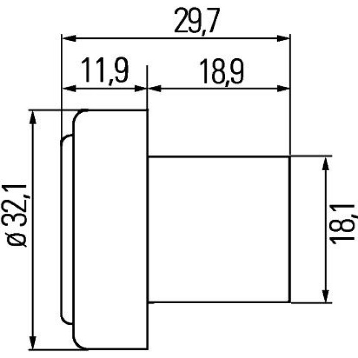 Hella 2BM 340 825-311 Zusatzblinkleuchte Hella 2BM 340 825-311 Zusatzblinkleuchte