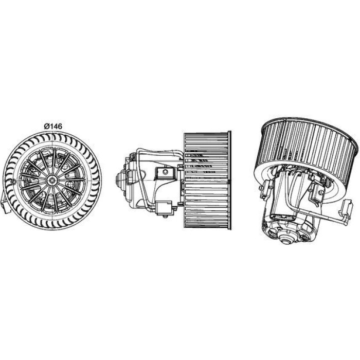 Mahle AB 150 000P Innenraumgebläse BEHR Premium Line Mahle AB 150 000P Innenraumgebläse BEHR Premium Line