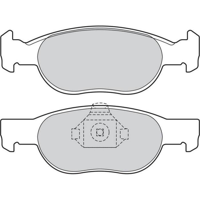 Valeo 598605 Bremsbelagsatz, Scheibenbremse