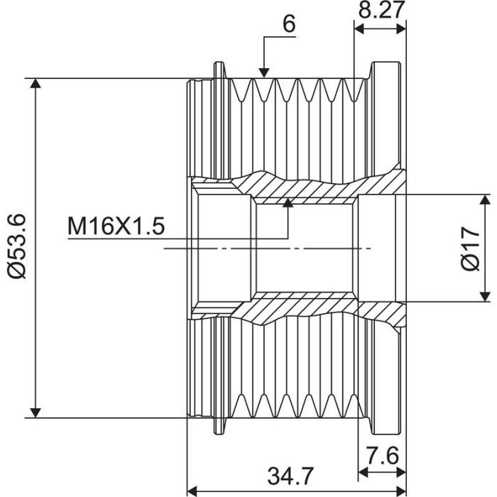 Valeo 588137 Generatorfreilauf NEW SPARE PART Valeo 588137 Generatorfreilauf NEW SPARE PART
