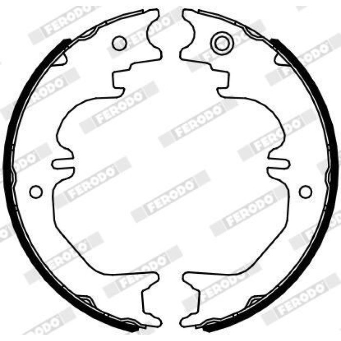 Ferodo FSB4125 Bremsbackensatz, Feststellbremse PREMIER Ferodo FSB4125 Bremsbackensatz, Feststellbremse PREMIER