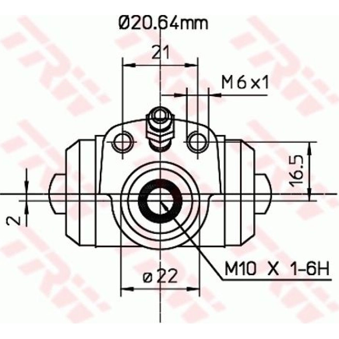 TRW BWF295 Radbremszylinder TRW BWF295 Radbremszylinder