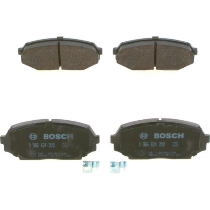 BOSCH 0 986 424 303 Bremsbelagsatz, Scheibenbremse BOSCH 0 986 424 303 Bremsbelagsatz, Scheibenbremse