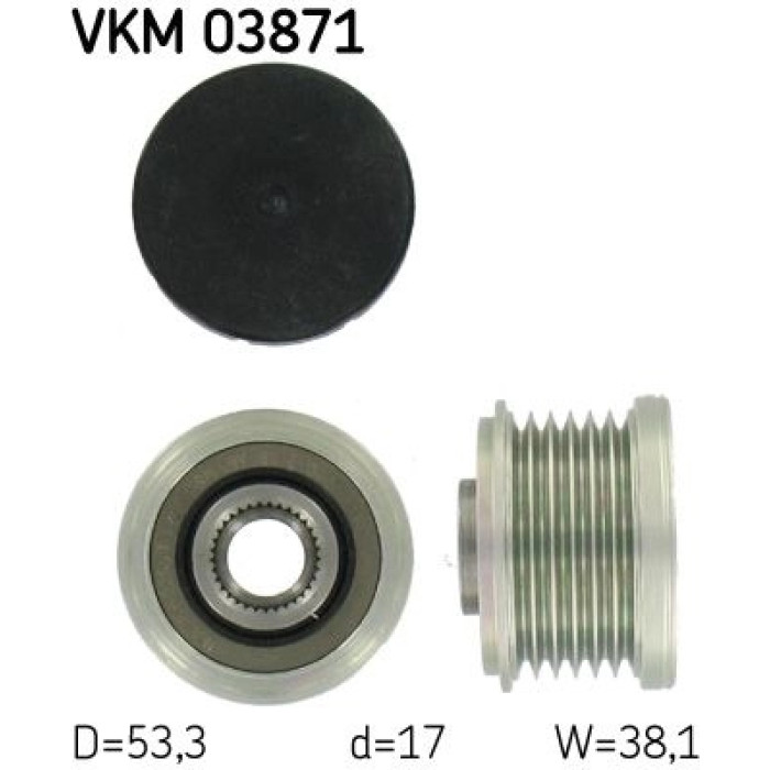 SKF VKM 03871 Generatorfreilauf SKF VKM 03871 Generatorfreilauf