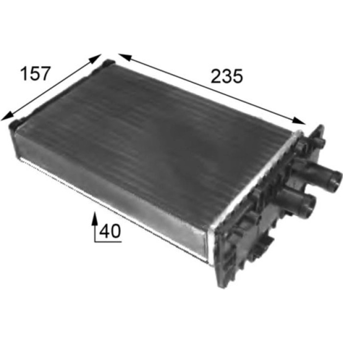 Mahle AH 48 000S Wärmetauscher, Innenraumheizung BEHR Mahle AH 48 000S Wärmetauscher, Innenraumheizung BEHR