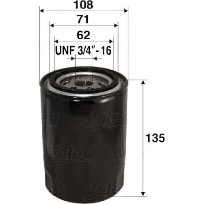 Valeo 586059 Ölfilter
