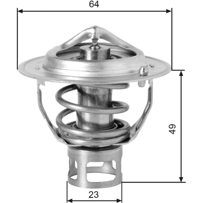 Gates TH04077 Thermostat, Kühlmittel
