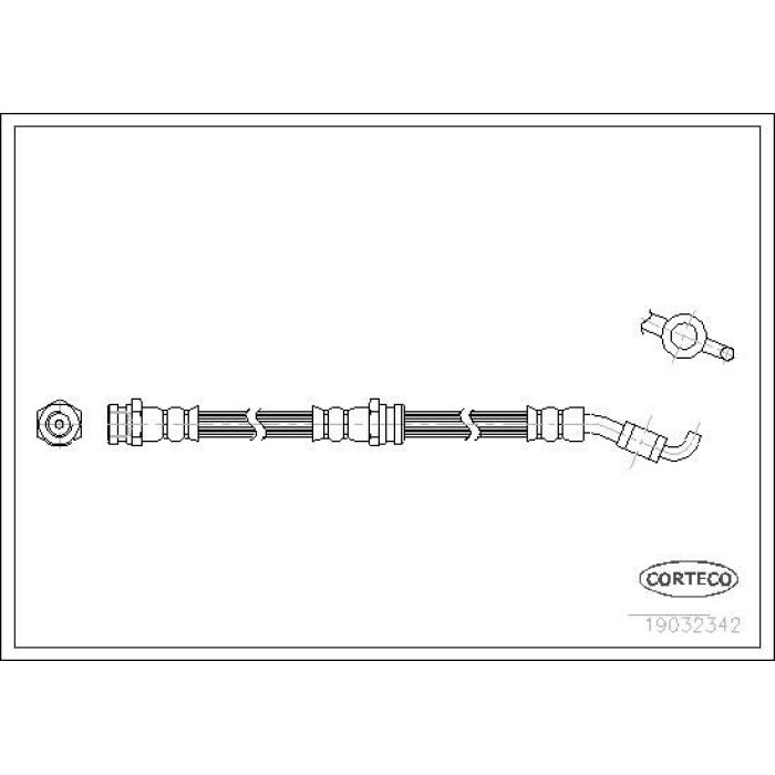 Corteco 19032342 Bremsschlauch