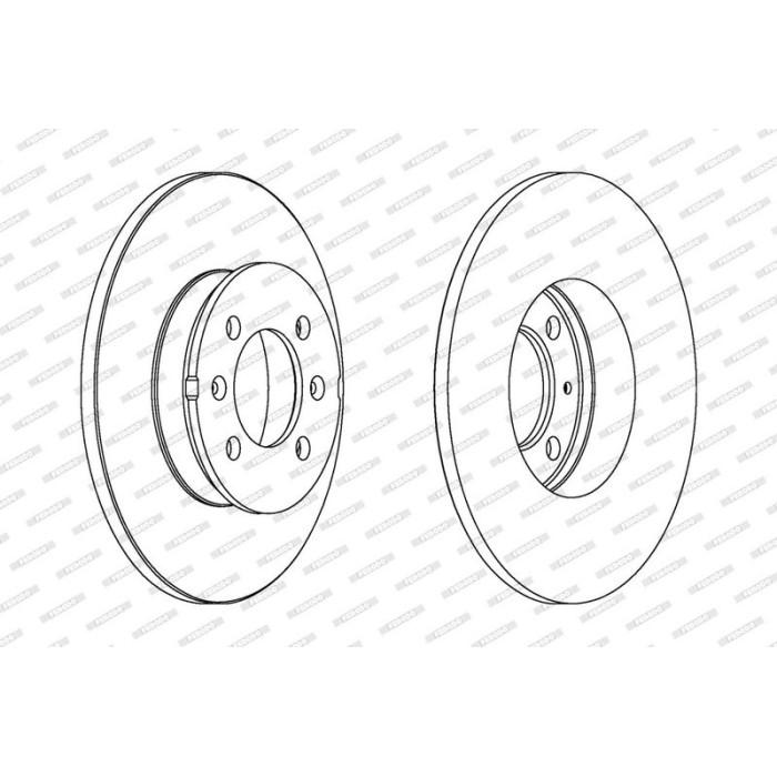 Ferodo DDF1373C Bremsscheibe PREMIER Coat+ disc