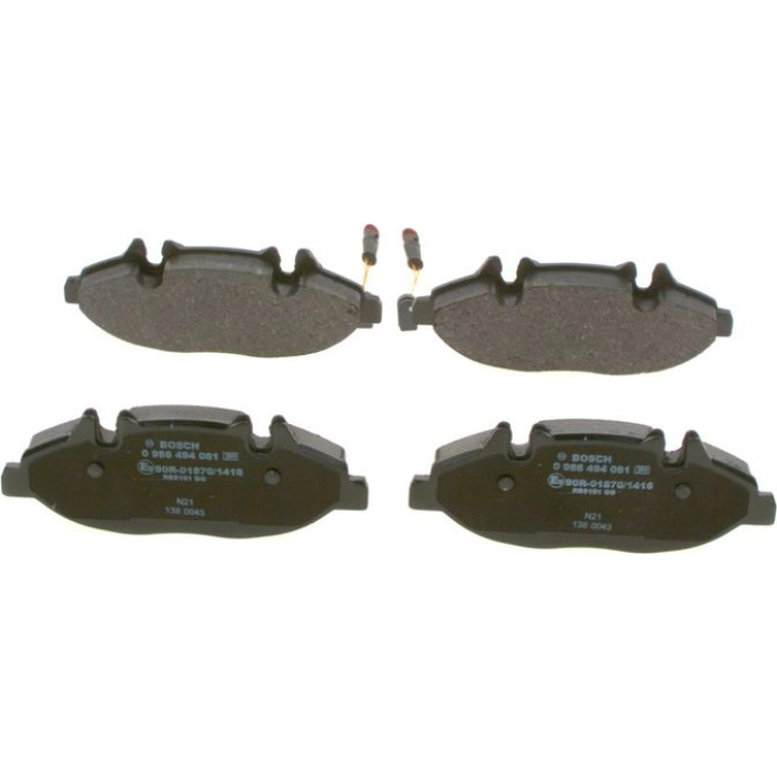 BOSCH 0 986 494 081 Bremsbelagsatz, Scheibenbremse BOSCH 0 986 494 081 Bremsbelagsatz, Scheibenbremse