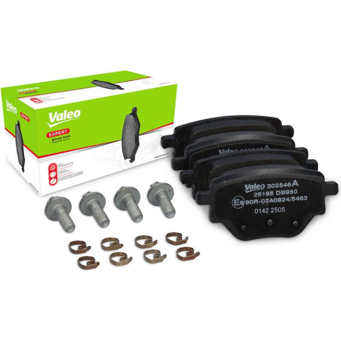 Valeo 302546A Bremsbelagsatz, Scheibenbremse EXPERT