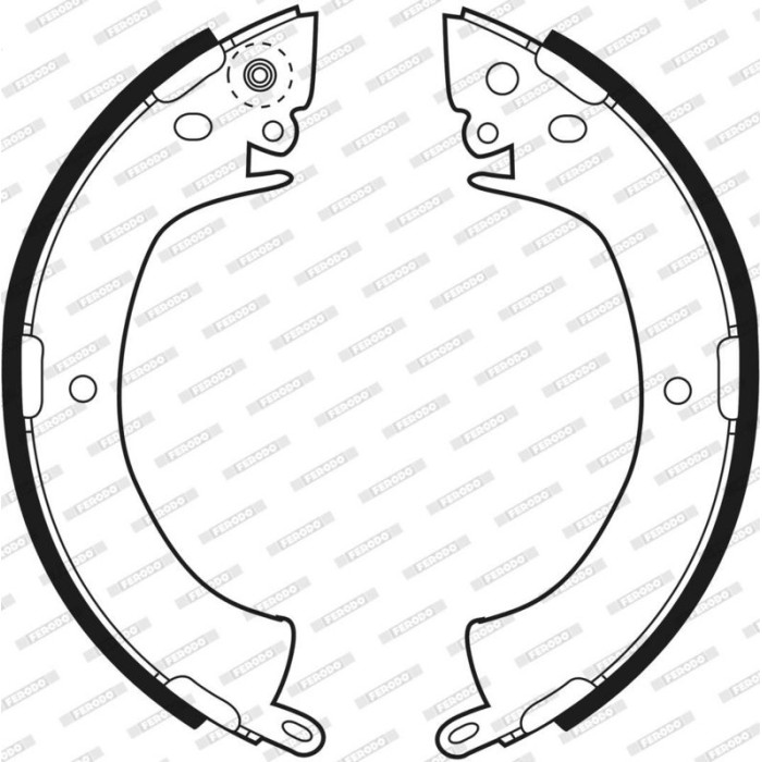 Ferodo FSB249 Bremsbackensatz PREMIER Ferodo FSB249 Bremsbackensatz PREMIER