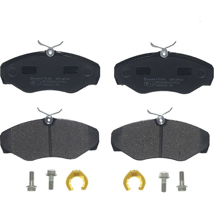 Brembo P 56 061 Bremsbelagsatz, Scheibenbremse PRIME LINE Brembo P 56 061 Bremsbelagsatz, Scheibenbremse PRIME LINE