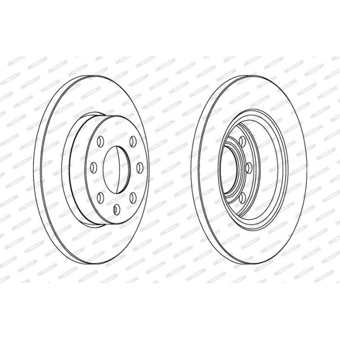 Ferodo DDF116C Bremsscheibe PREMIER Coat+ disc