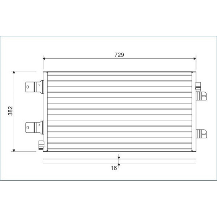 Valeo 814003 Kondensator, Klimaanlage