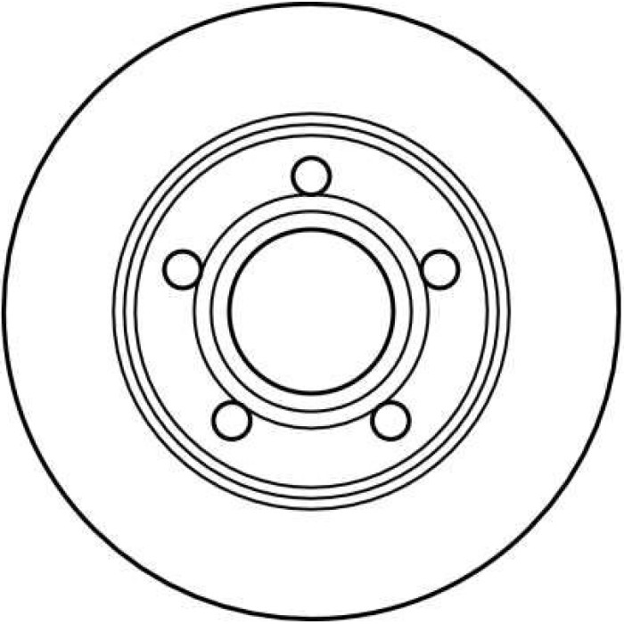 TRW DF4039 Bremsscheibe TRW DF4039 Bremsscheibe