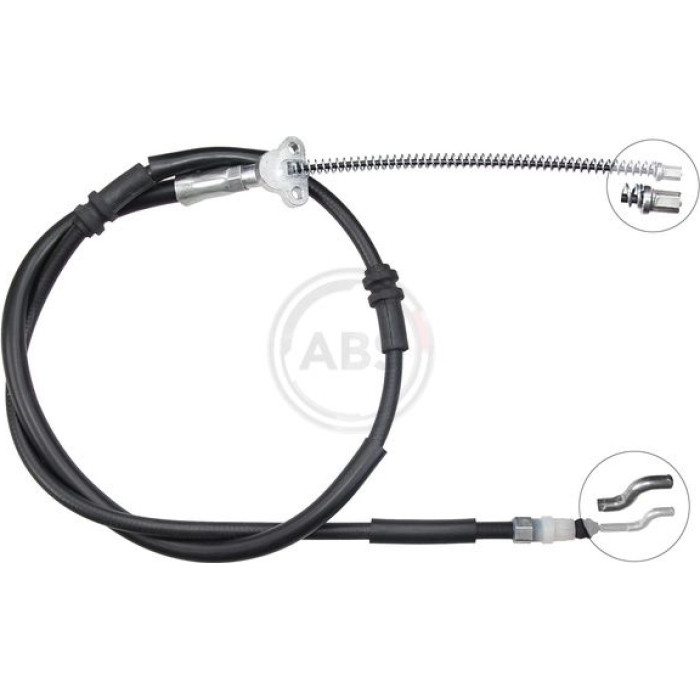 2x A.B.S K13872 Seilzug, Feststellbremse 2 x 2x A.B.S K13872 Seilzug, Feststellbremse 2 x