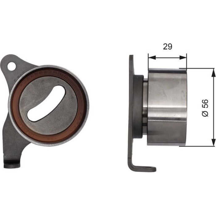Gates T41071 Spannrolle, Zahnriemen PowerGrip™