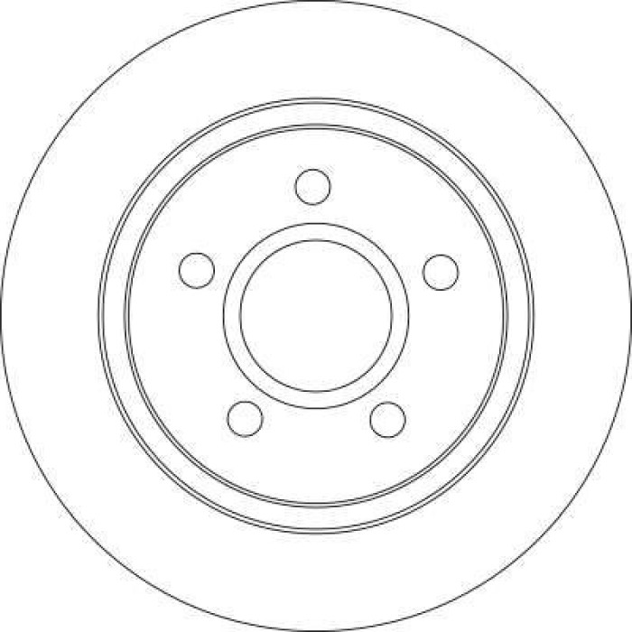 TRW DF4425 Bremsscheibe TRW DF4425 Bremsscheibe