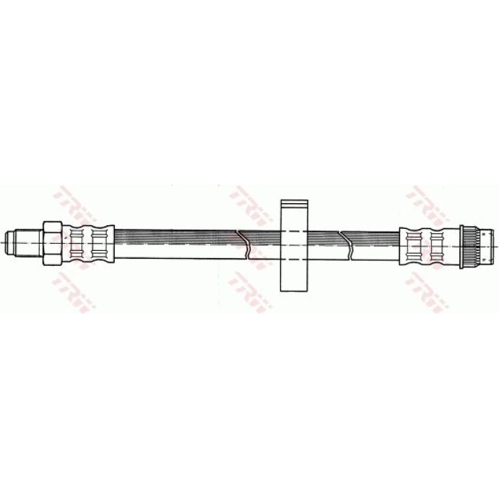 TRW PHA237 Bremsschlauch TRW PHA237 Bremsschlauch