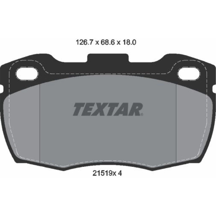 Textar 2151901 Bremsbelagsatz, Scheibenbremse Q+ Textar 2151901 Bremsbelagsatz, Scheibenbremse Q+