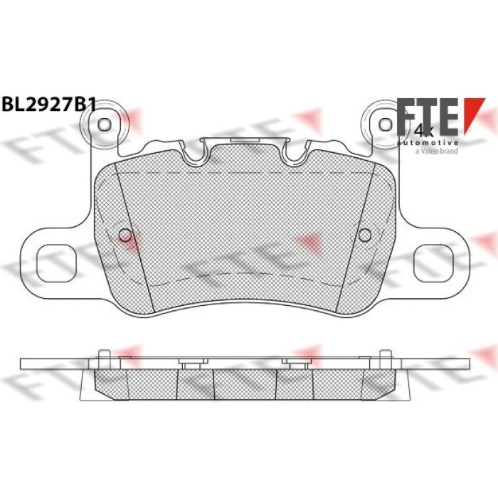 FTE 9011171 Bremsbelagsatz, Scheibenbremse