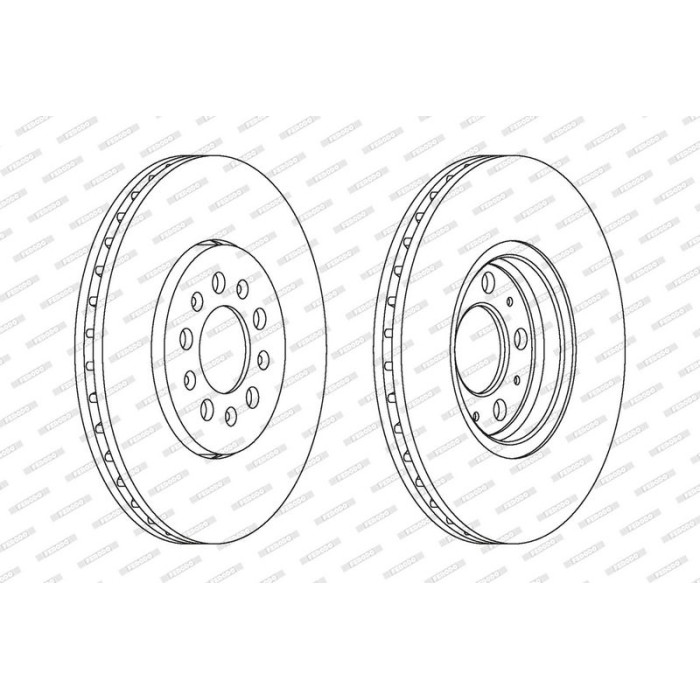 Ferodo DDF1221C Bremsscheibe PREMIER Coat+ disc