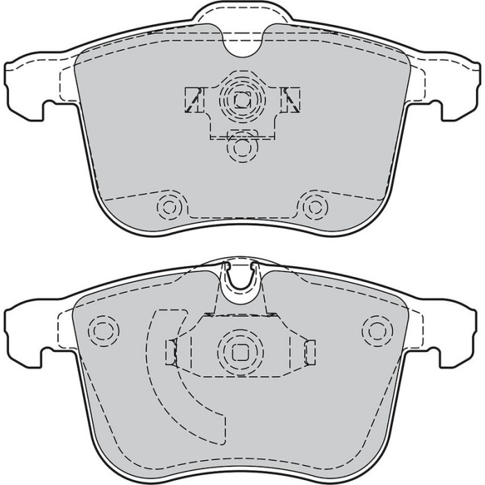 Valeo 598808 Bremsbelagsatz, Scheibenbremse