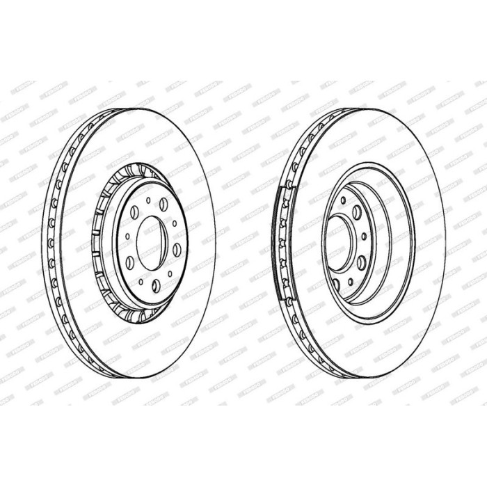 Ferodo DDF1371C-1 Bremsscheibe PREMIER Coat+ disc