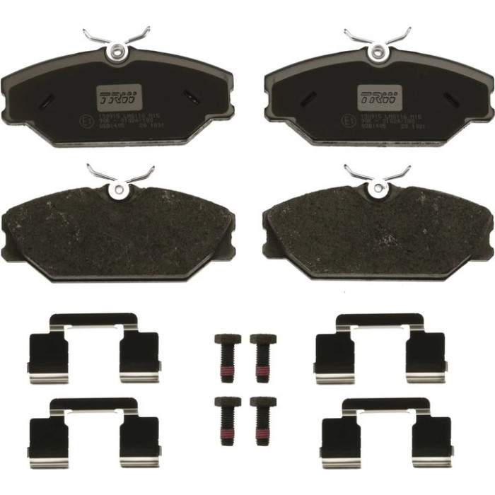 TRW GDB1405 Bremsbelagsatz, Scheibenbremse COTEC TRW GDB1405 Bremsbelagsatz, Scheibenbremse COTEC