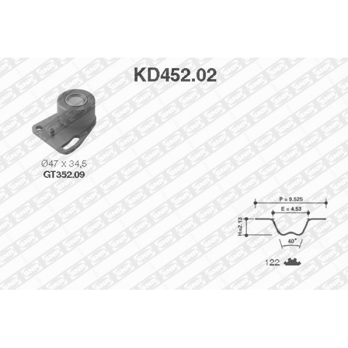 Zahnriemensatz KD452.02 Zahnriemensatz KD452.02