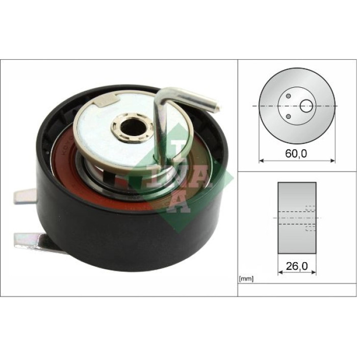 INA 531 0578 10 Spannrolle, Zahnriemen