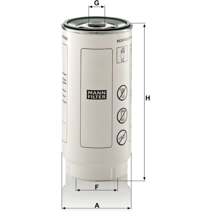 Mann-Filter PL 420/7 X Kraftstofffilter Mann-Filter PL 420/7 X Kraftstofffilter