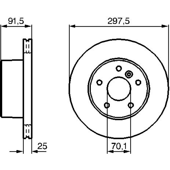 BOSCH 0 986 479 146 Bremsscheibe BOSCH 0 986 479 146 Bremsscheibe