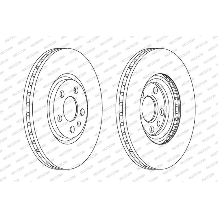 Ferodo DDF1165C Bremsscheibe PREMIER Coat+ disc Ferodo DDF1165C Bremsscheibe PREMIER Coat+ disc