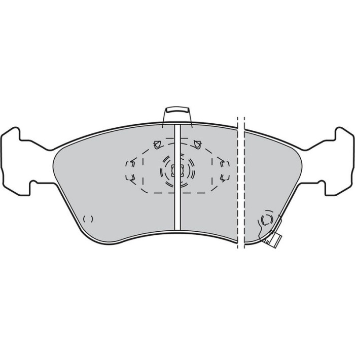 Valeo 598478 Bremsbelagsatz, Scheibenbremse Valeo 598478 Bremsbelagsatz, Scheibenbremse