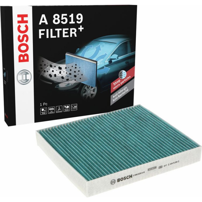 BOSCH 0 986 628 519 Innenraumfilter BOSCH 0 986 628 519 Innenraumfilter