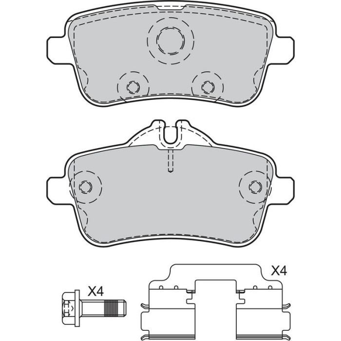 Valeo 601341 Bremsbelagsatz, Scheibenbremse Valeo 601341 Bremsbelagsatz, Scheibenbremse