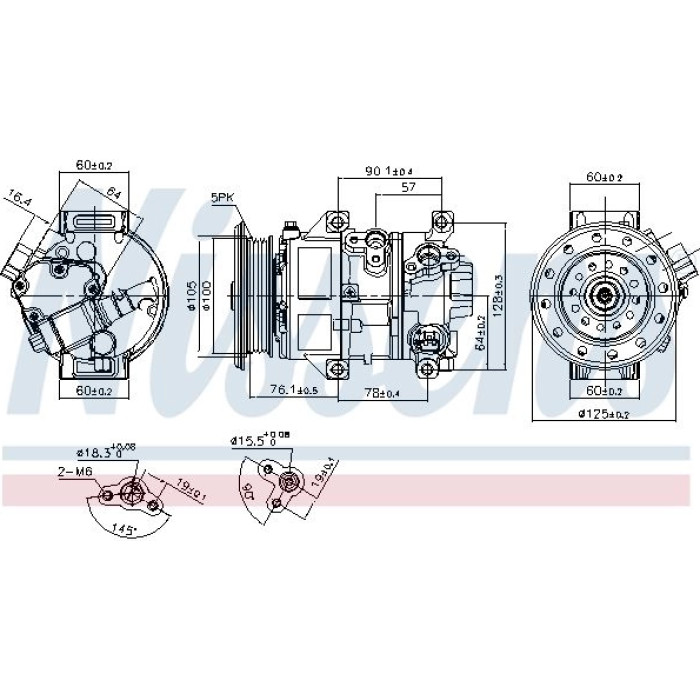 Nissens 89309 Kompressor, Klimaanlage FIRST FIT Nissens 89309 Kompressor, Klimaanlage FIRST FIT