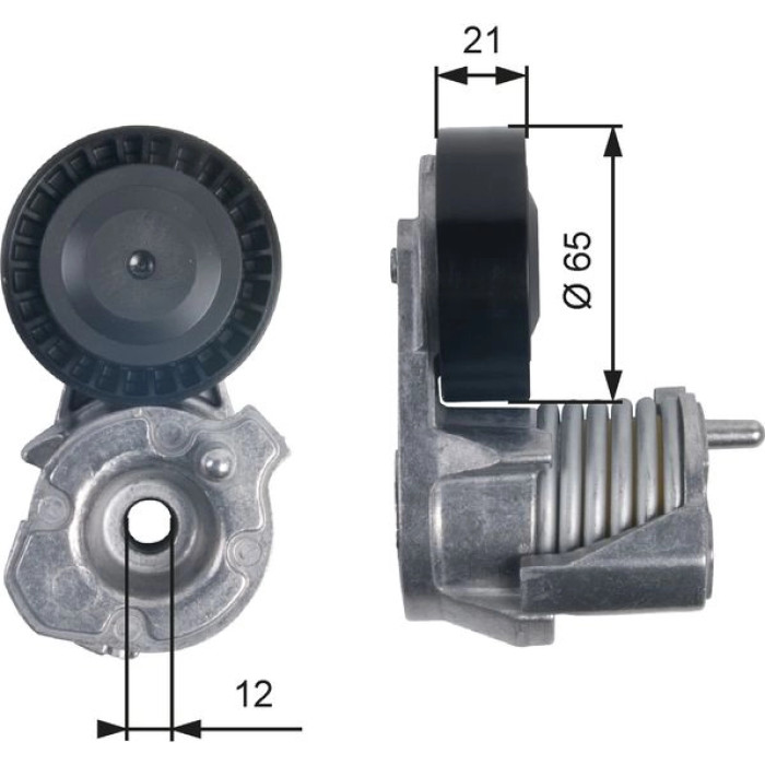 Gates T39145 Spannrolle, Keilrippenriemen DriveAlign™
