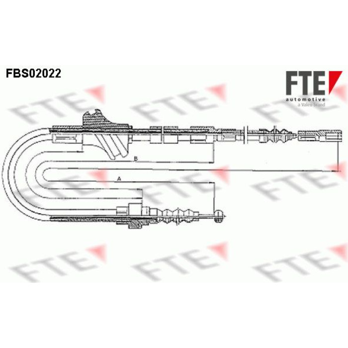 FTE 9250033 Seilzug, Feststellbremse FTE 9250033 Seilzug, Feststellbremse